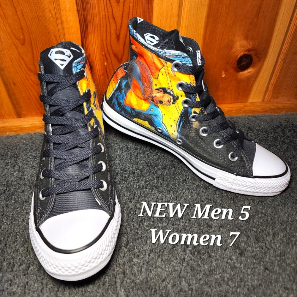 NEW Converse All Star Superman Men 5/Women 7